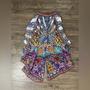 Colorful Camilla Maxi Open Side Pants